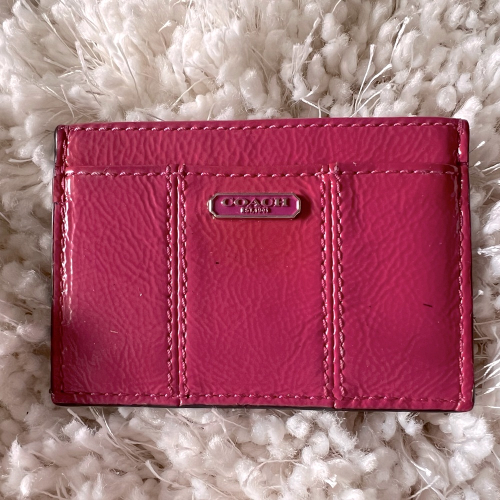 Coach card holder